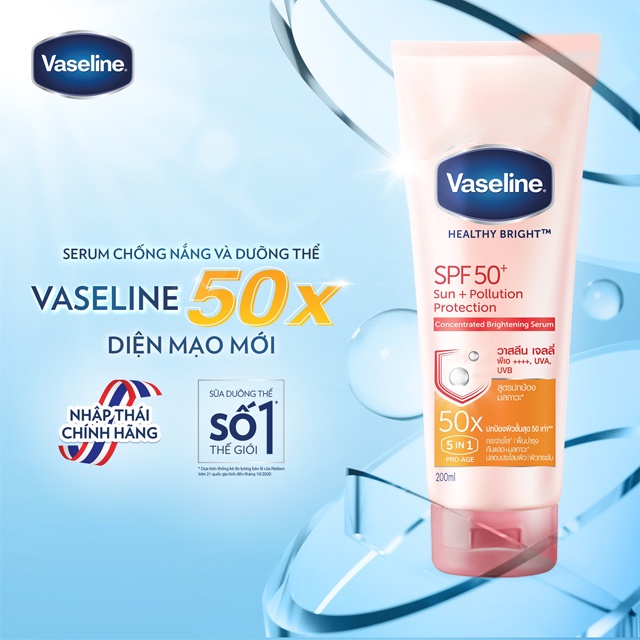 ✅[CHÍNH HÃNG] Sữa Dưỡng Thể Vaseline Perfect Serum 50X