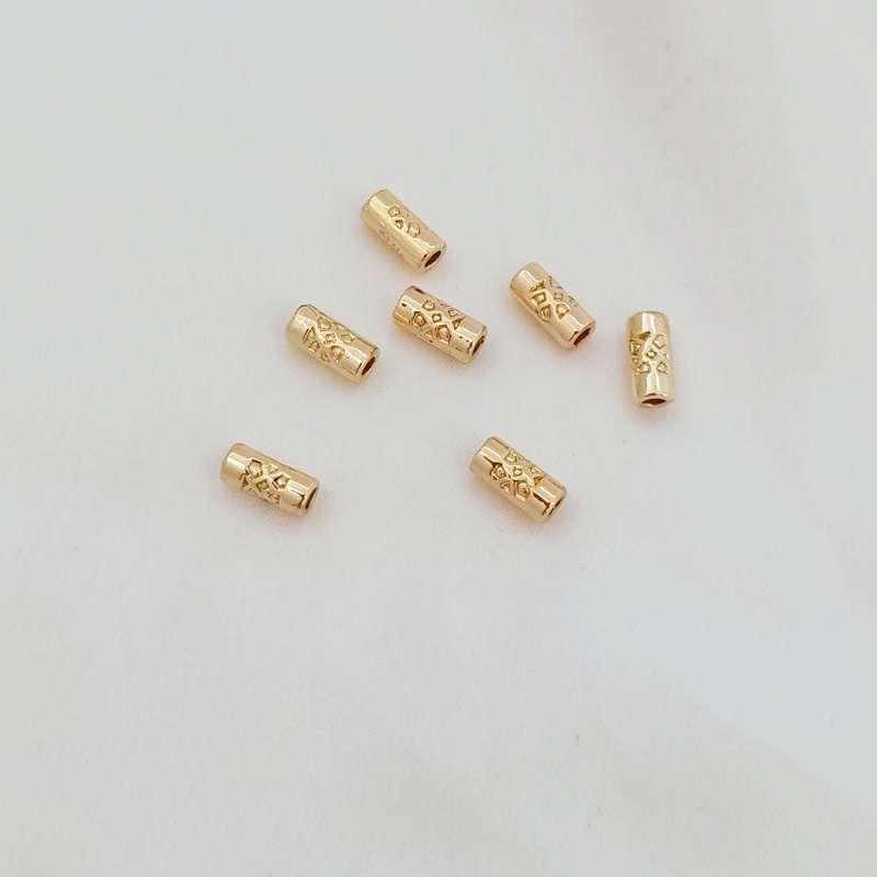 Hạt Xỏ Vòng Tay Bằng Đồng 14K Nhiều Màu Sắc diy