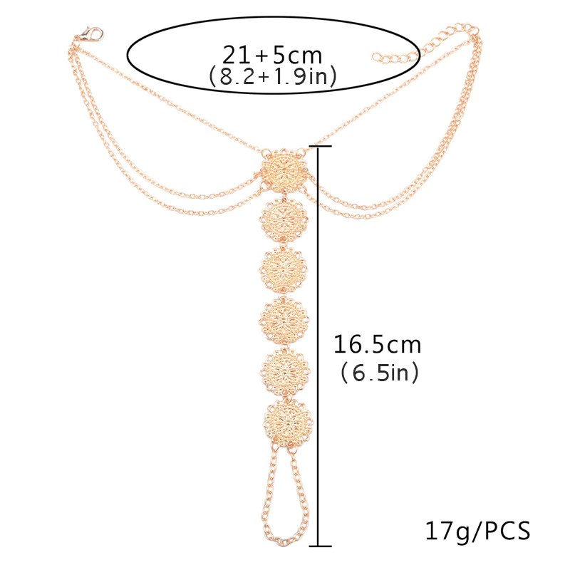 Chuỗi dây đeo chân thời trang đi biển mùa hè phong cách Bohemian gợi cảm cho nữ