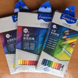 Chì nước Marco 12/24/36/48/72 màu hộp giấy