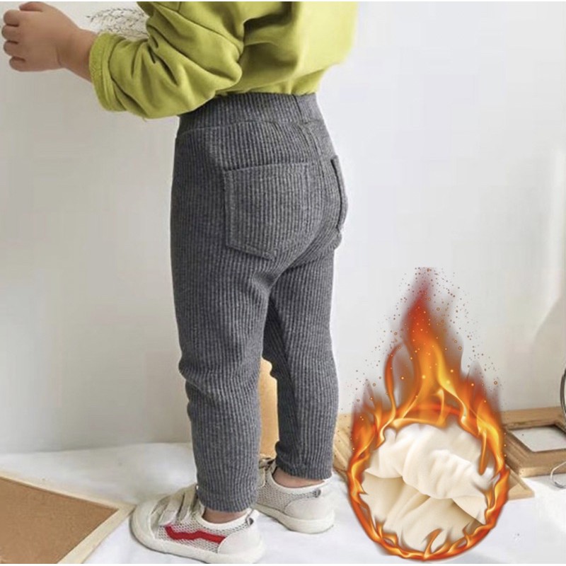 Quần Gân Lót Nỉ Nhung Cho Bé
