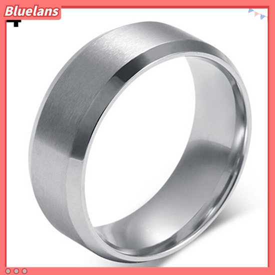 Nhẫn Thép Titan Mạ Vàng 18K Bản Rộng 8mm Kích Thước US 5-14
