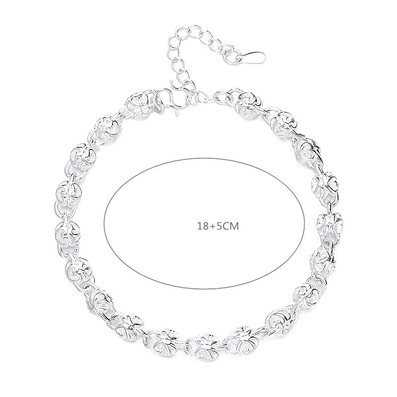 Vòng tay bạc 925 đính hạt thời trang sang trọng cho nữ