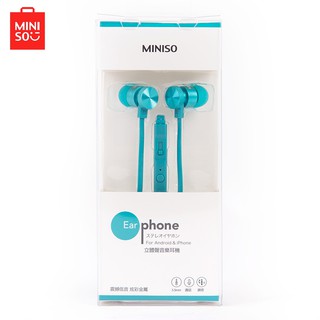 🎧 Tai Nghe Nhét Tai MINISO Chính Hãng Dùng Cho IOS & Android (vỏ bằng hợp kim nhôm)