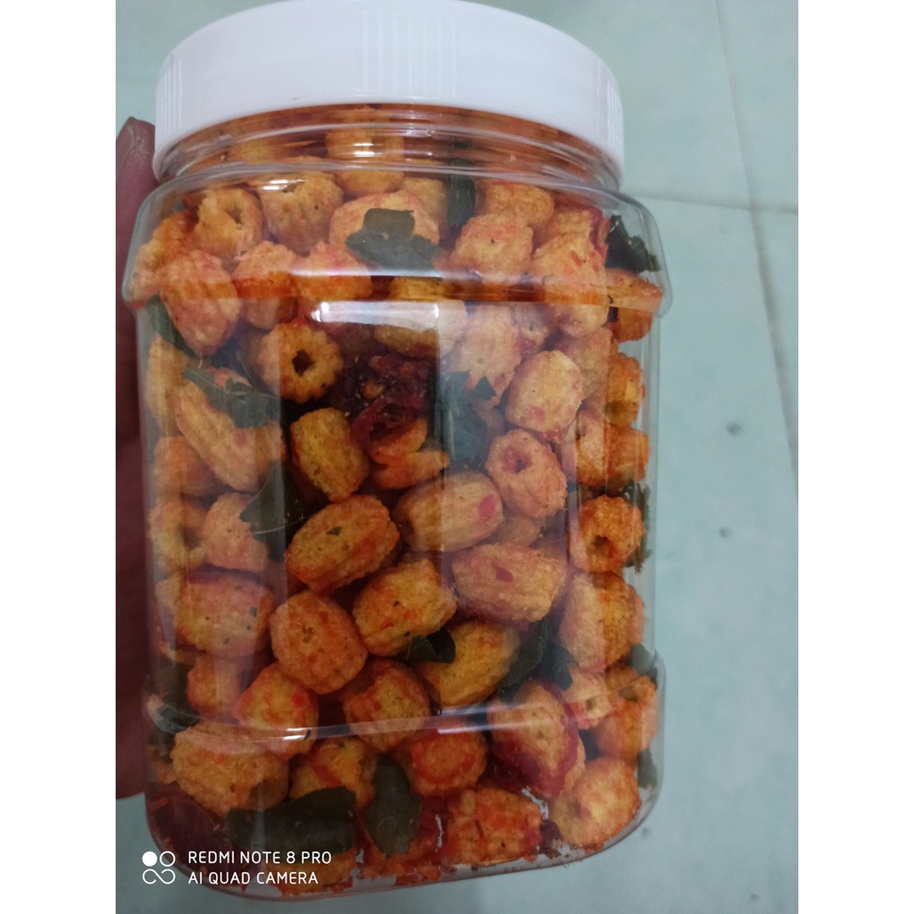 600g Nui sấy bò lá chanh loại giòn