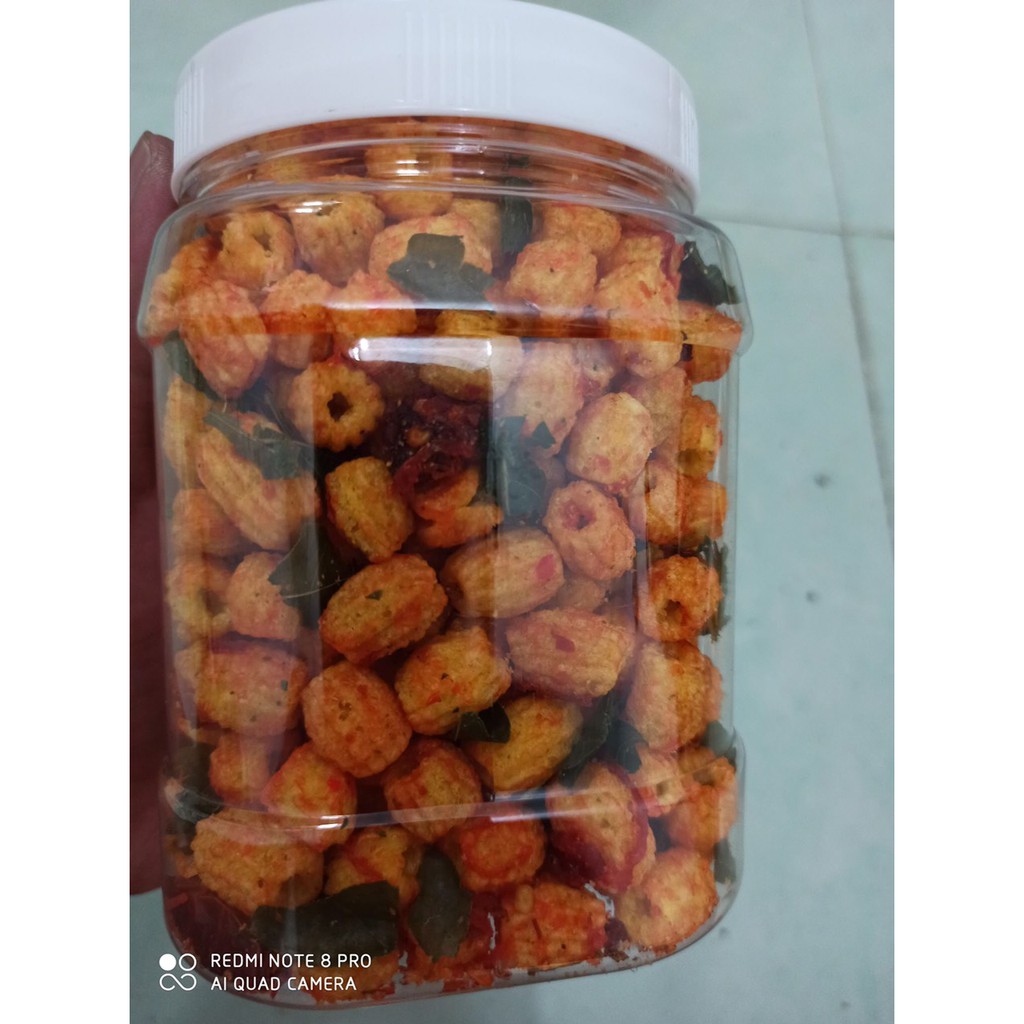 Nui sấy bò lá chanh loại giòn ( hũ 300g )