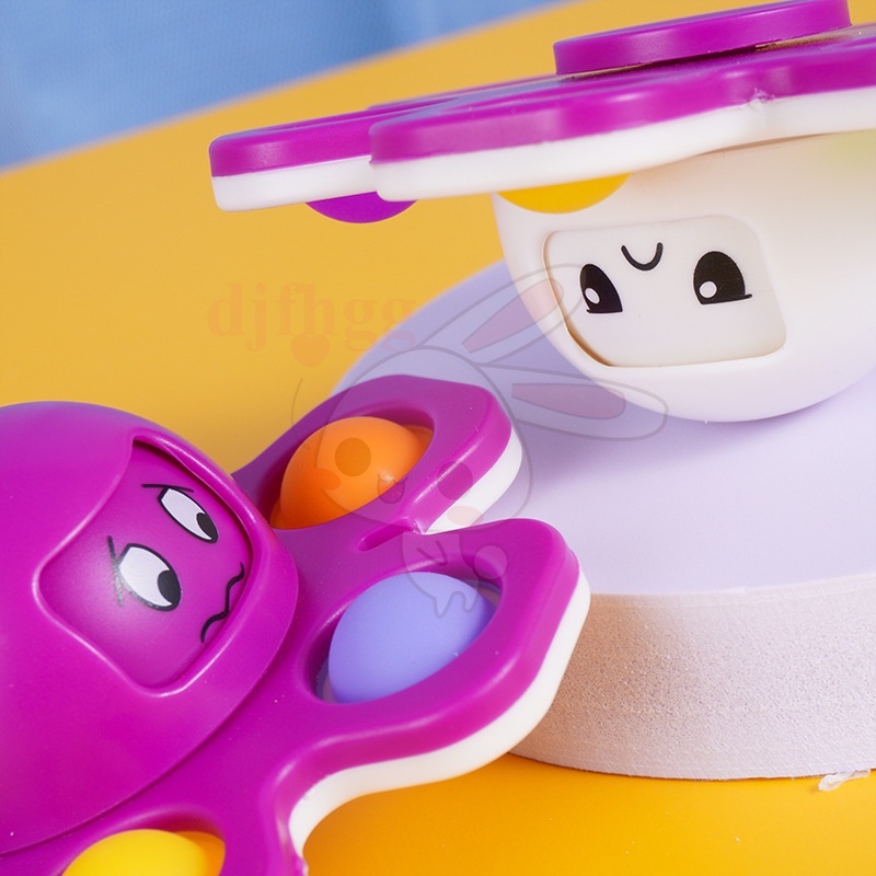 Pop It Fidget toy  Bạch tuộc nhấn bong bóng thay đổi khuôn mặt quay đầu / Đồ Chơi bóp bong bóng giảm / stress bằng silicon nhiều mẫu mã độc đáo, đồ chơi xả stress
