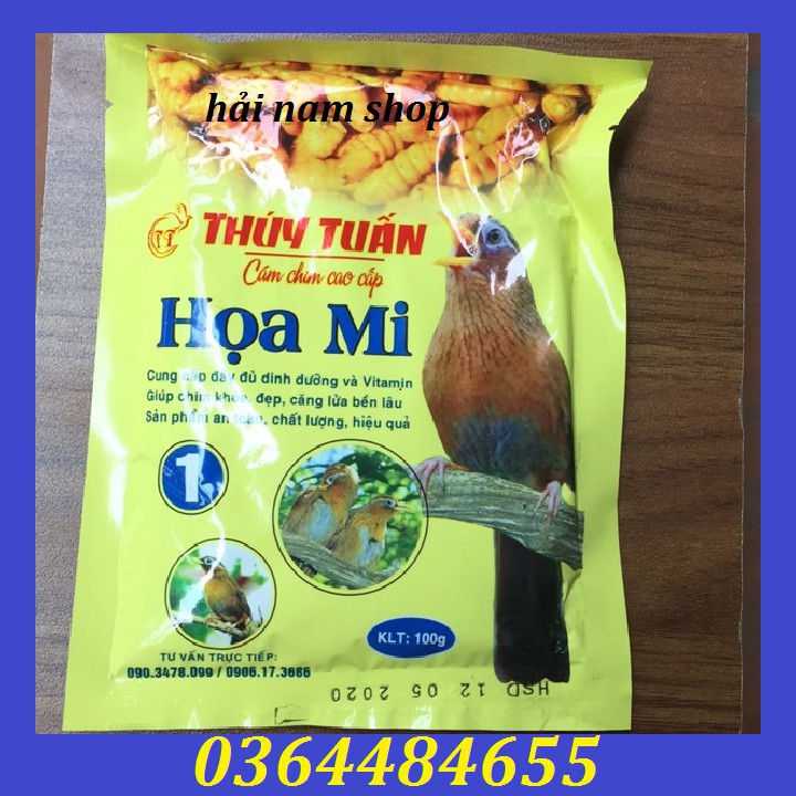 CÁM CHO CHIM HỌA MI [ COMBO 3 GÓI x 200gr] - CÁM DINH DƯỠNG SỐ 1 CHO CHIM HỌA MI GIÁ RẺ