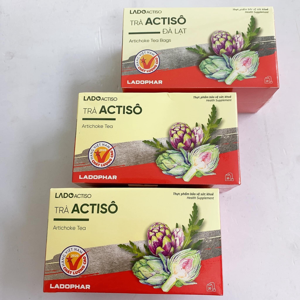 Trà Atiso Đà Lạt Ladophar Hộp 40g (20 gói x 20g)