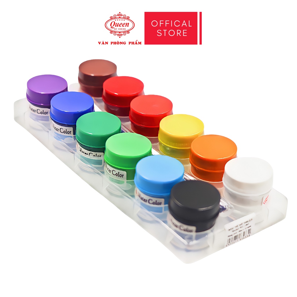 Màu nước Queen  - 12 màu - CHÍNH HÃNG - WC303 - 18ml