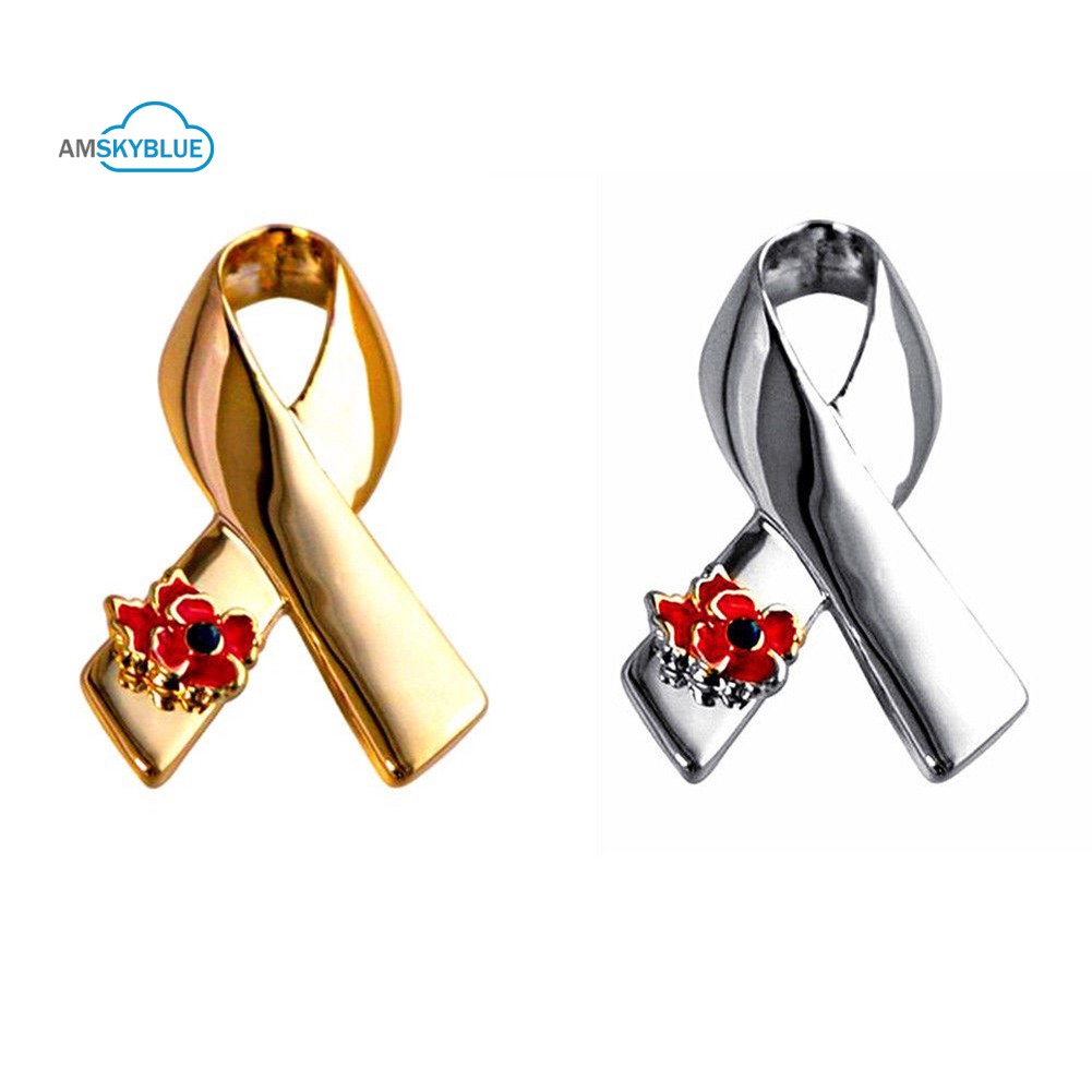 Amsky Ribbon poppstpin Party Jewelry