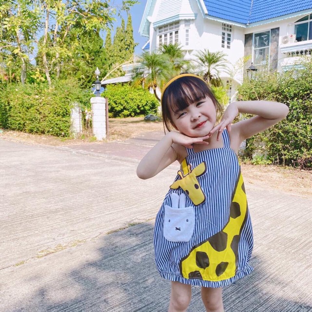 Váy 2s Hươu 3D bé gái