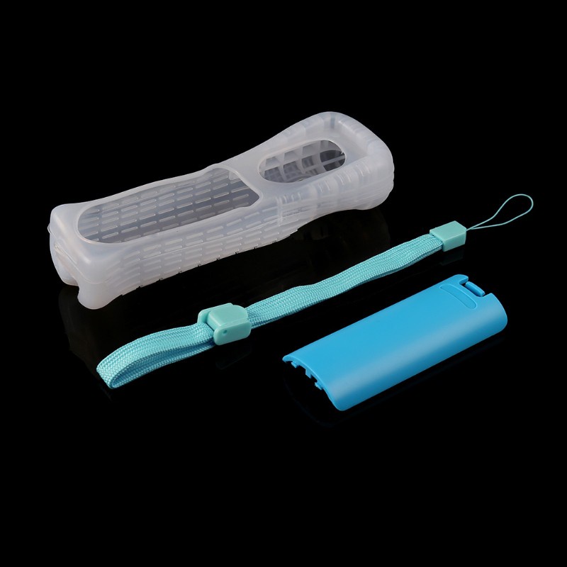 Bộ Vỏ Bọc Silicon Bảo Vệ Pin Cho Tay Cầm Chơi Game Nintendo Wii