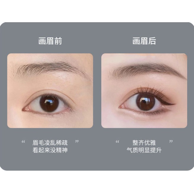 Chì Kẻ Mày 2 đầu Đen Lameila No.809 lâu trôi mềm mịn chuẩn màu nội địa sỉ rẻ eyebrows makeup