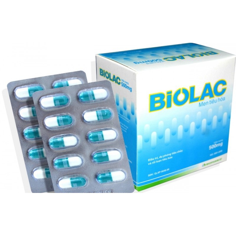 Men vi sinh đường ruột Biolac Hộp 100 viên