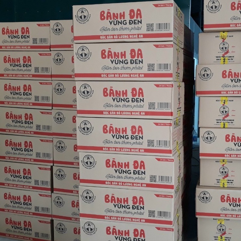 Bánh đa vừng đen đặc sản Đô Lương Nghệ An
