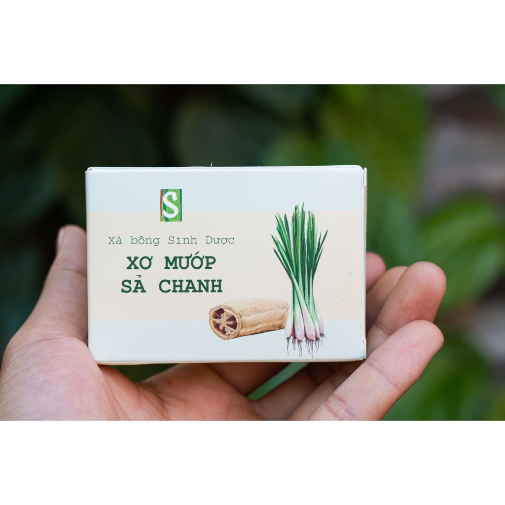 Xà bông Sinh Dược Xơ mướp SẢ CHANH 120g