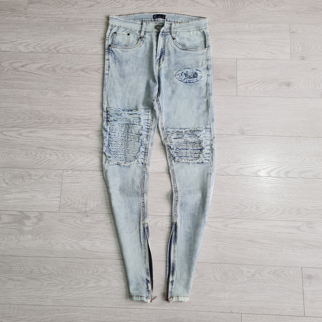 Quần Jean Nam Zipper Phối Kiểu ( QJ20 ) | BigBuy360 - bigbuy360.vn