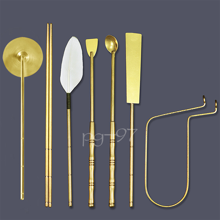 Phụ kiện lẻ dụng cụ đốt trầm bằng đồng dụng cụ tạo hình khuôn đốt trầm hương