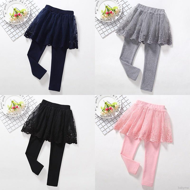 Quần legging eo thun co giãn chất liệu cotton phong cách Hàn Quốc dành cho bé