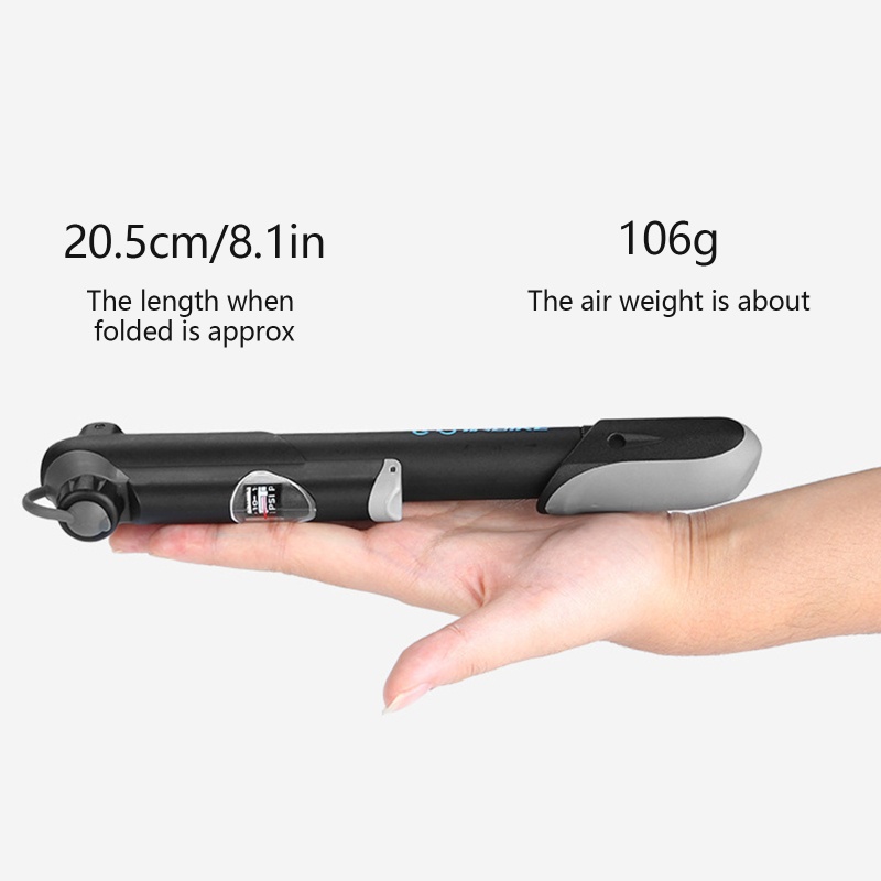 QQ Bơm Xe Đạp Mini Cầm Tay Kèm Giá Đỡ Dành Cho Xe Đạp Leo Núi / BMX