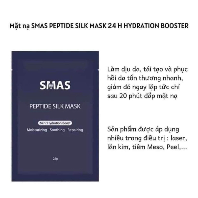 Mặt Nạ Dưỡng Và Phục Hồi Da SMAS Peptide Silk Mask