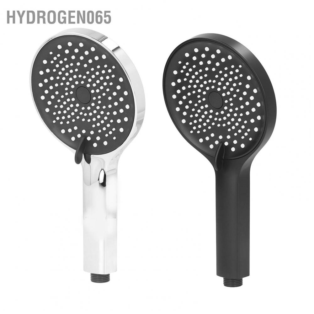 Hydrogen065 Handheld Shower Head High Pressure G1/2 Thread ABS Electroplated Showerhead for Bathroom