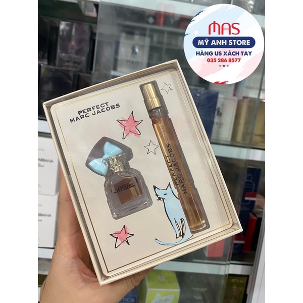 Set Nước hoa mini Marc Jacobs Perfect EDP 5ml + 10ml