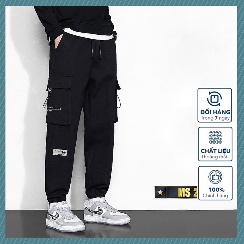 Quần jogger nam thể thao dáng hàn vải kaki ,hàng xuất cao cấp phong cách menfashion ms21