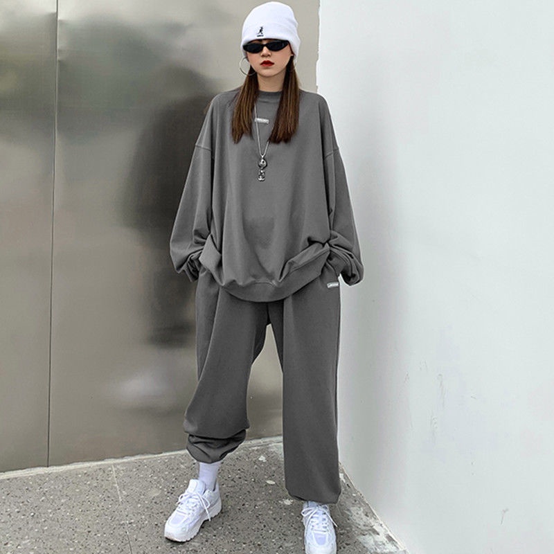 Set nỉ oversize Ess, JACKLANE, Set bộ nỉ mùa đông Unisex Jack Lane