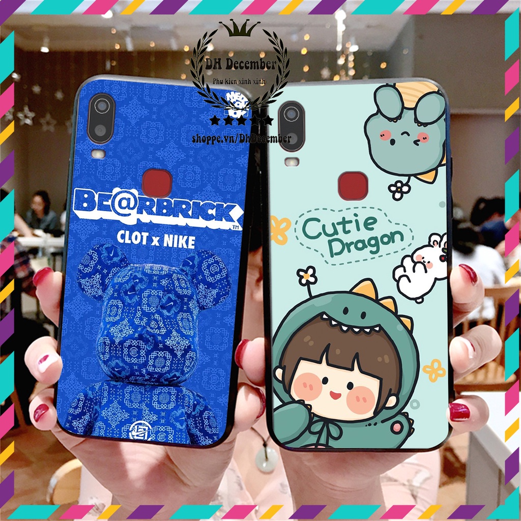 Ốp lưng Vivo Y11 in hình 3D lucky, gấu Brick xinh xắn - KHÔNG NÊN BỎ LỠ