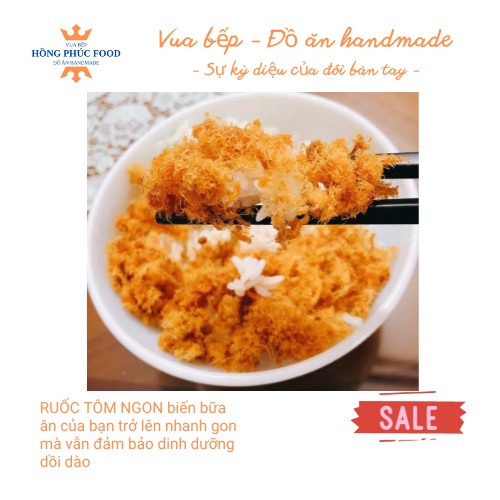 Ruốc tôm thịt Vân Đồn Quảng Ninh Handmade thượng hạng Hồng Phúc (500g) | BigBuy360 - bigbuy360.vn