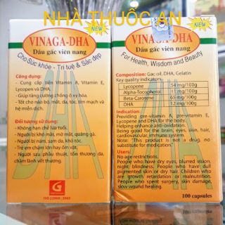 Viên dầu gấc Vinaga DHA