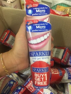 Kem đánh răng SPARKLE trắng răng vị cafe