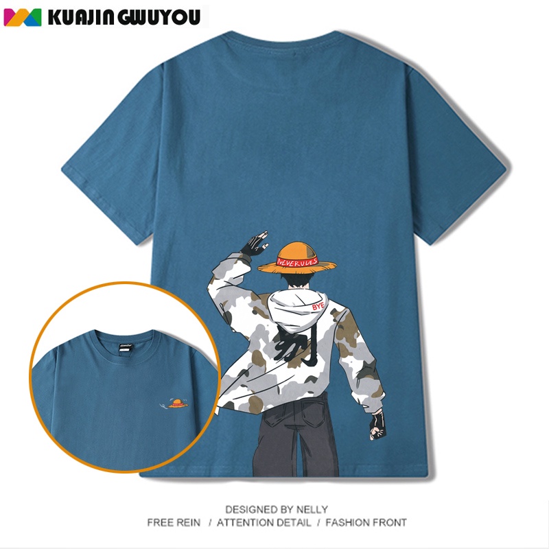 Áo Thun Nam Tay Ngắn In Hình Anime Thời Trang Size M-8XL