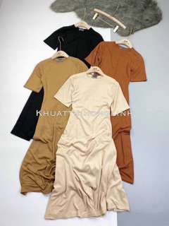 Váy dáng xoè 4 màu dành cho nữ