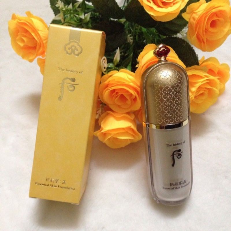 Kem nền che khuyết điểm Whoo Vàng Mi Essential Foundation | BigBuy360 - bigbuy360.vn
