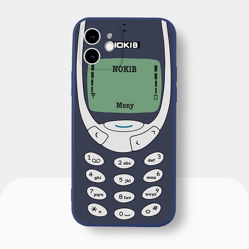 Ốp lưng iphone hình điện thoại nokia N16 dẻo cạnh vuông bảo vệ camera iphone 7plus/8plus/x/xs/xsmax/11/12/13/promax