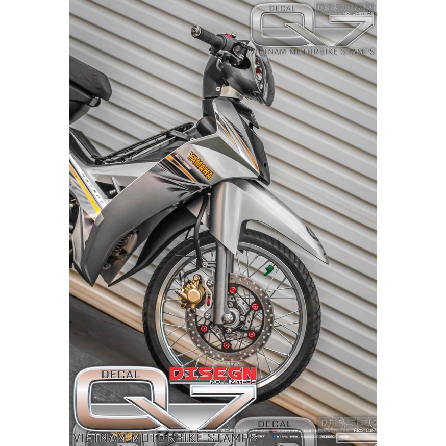 Tem Rời Sirius 110 Bạc Đen