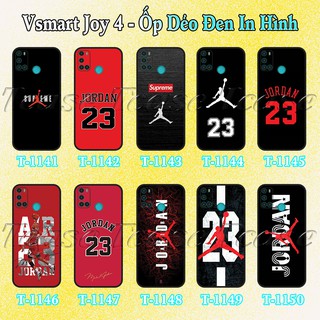 Ốp lưng Vsmart Joy 4 - Ốp dẻo đen in hình Jordan siêu chất