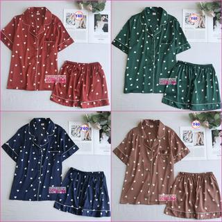 Pijama lụa cộc tay cao cấp y40