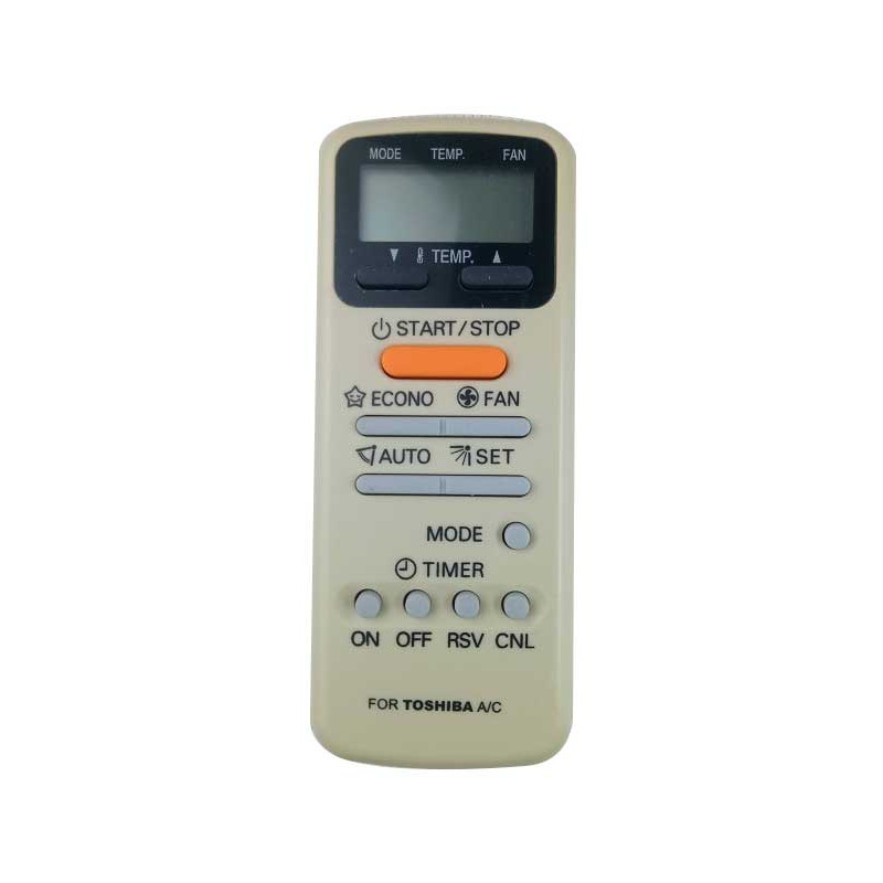 Điều Khiển Remote Máy Lạnh TOSHIBA WC-E1NE (Vàng-Nhỏ Giá Rẻ