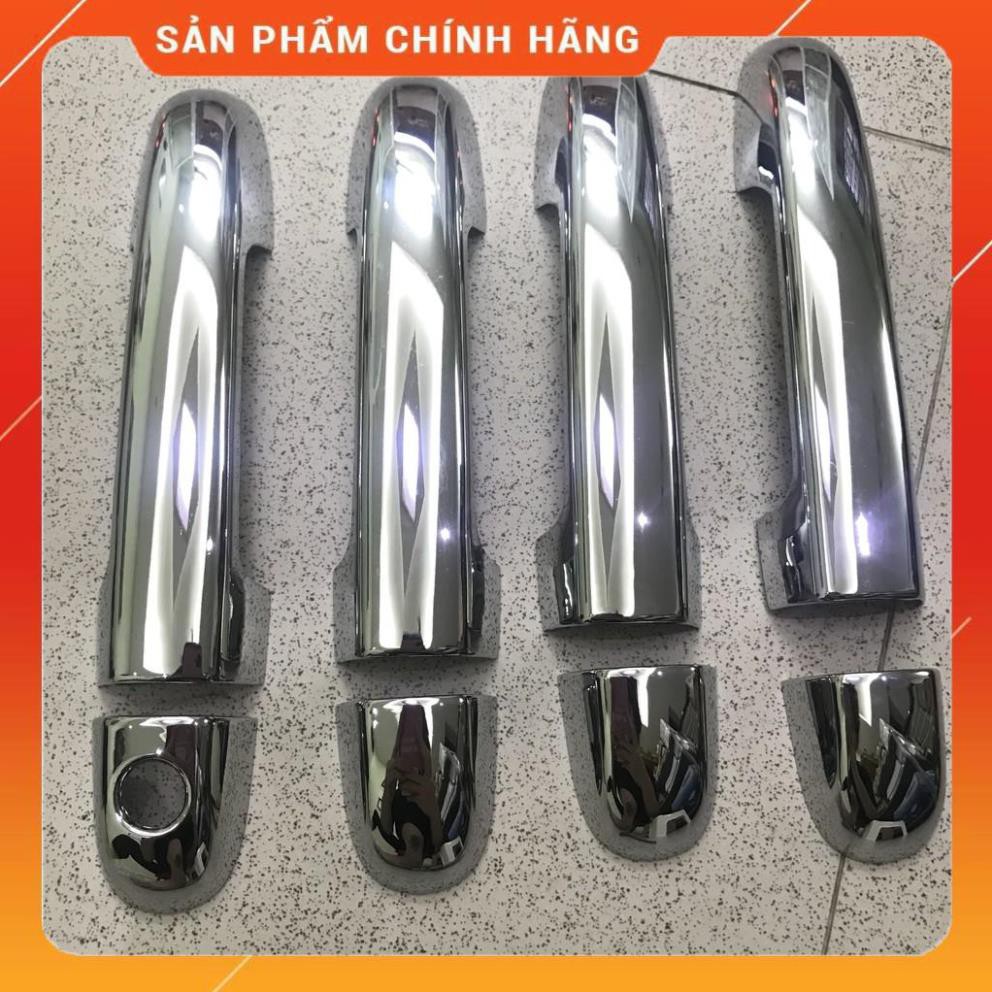 Shop bán sp  Bộ 4 ốp tay cửa Mạ crom xe Kia Soluto form 2019 ảnh thật