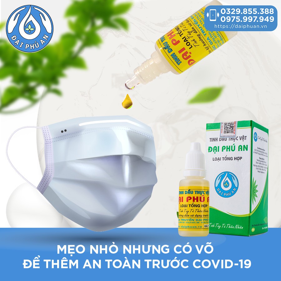 Tinh dầu kháng khuẩn cho hệ hô hấp Tinh dầu Thực vật Đại Phú An