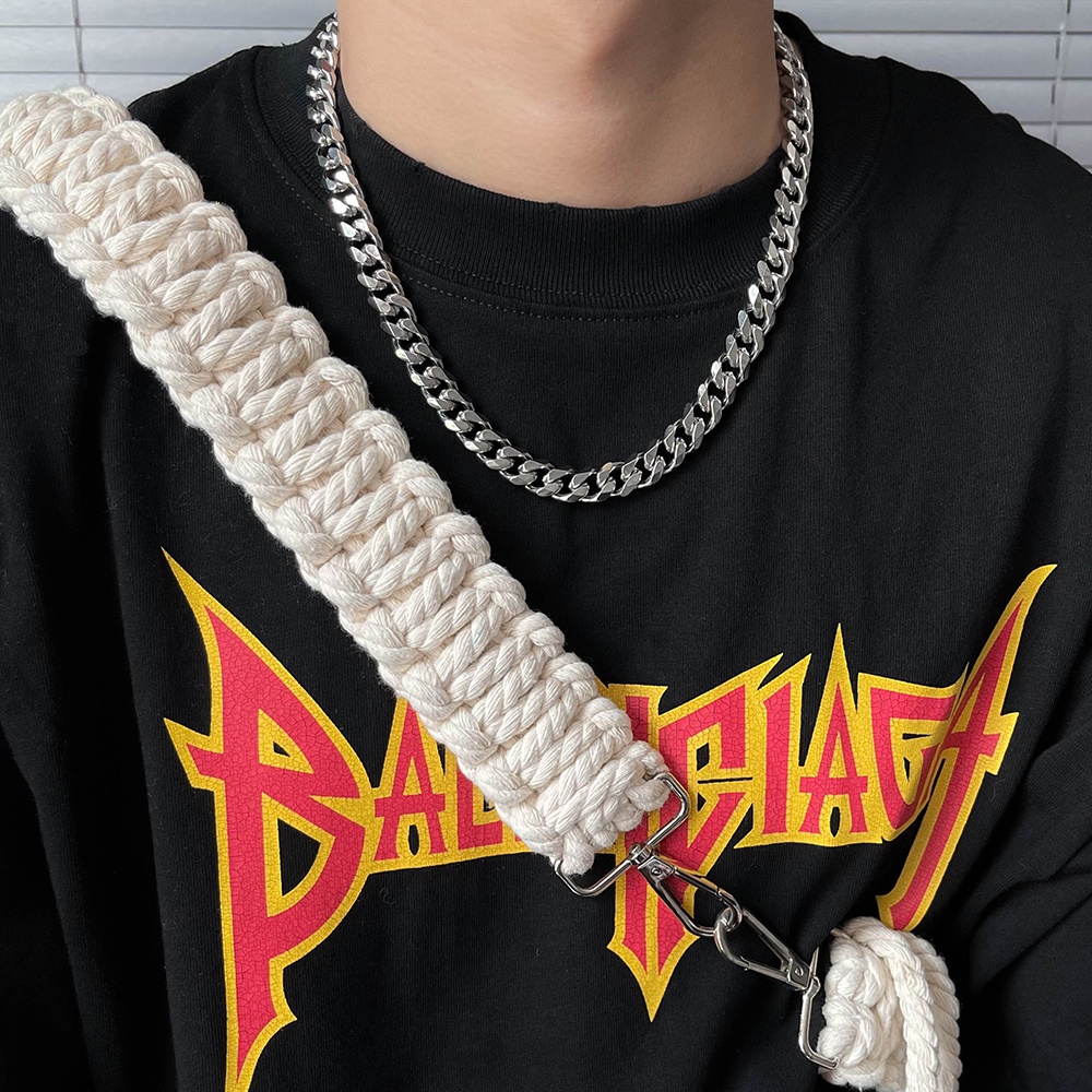 Vòng cổ Thép Titan Phong Cách hip-hop Âu Mỹ Cá Tính Cho Nam Và Nữ