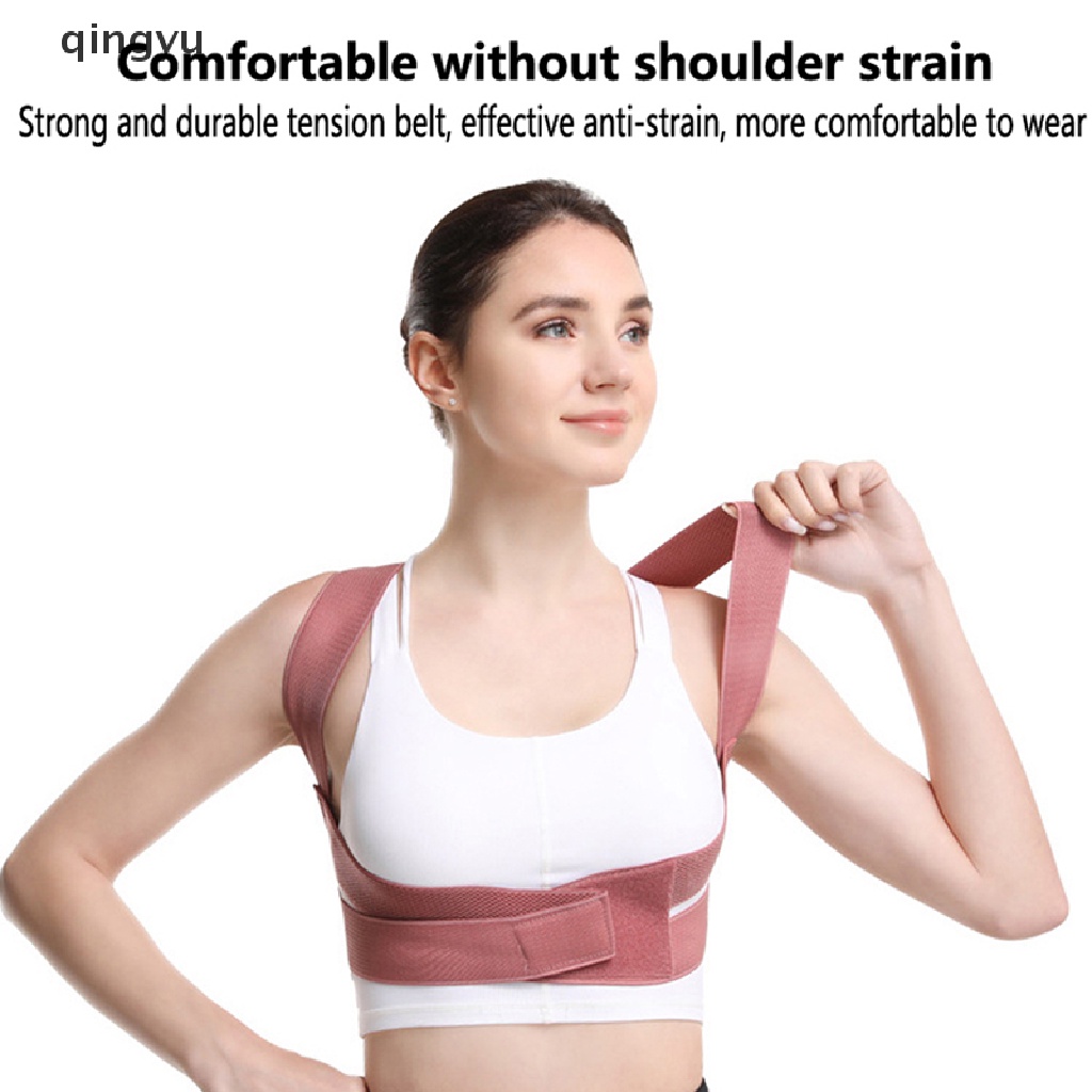 Dây Đai Đeo Hỗ Trợ Điều Chỉnh Tư Thế Lưng Đàn Hồi Cho Nữ