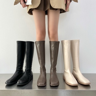 💖FULLBOX BOOT💖 Bốt cao cổ 3phân kéo khoá qua đùi hàng loại 1