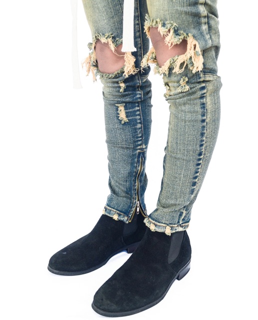 Quần Jeans chính hãng STWR STJ7 ZIPPER SKINNY JEANS