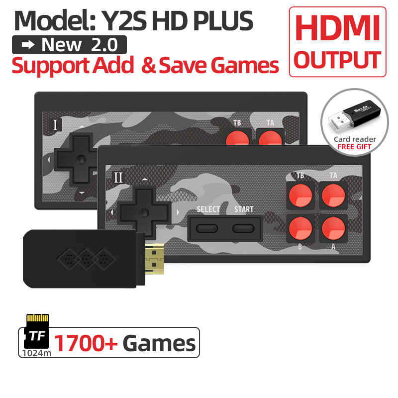 Máy Chơi Game 1700+ Trò NES/FC Có Save Load Download Thêm Game Miễn Phí Điều Khiển Không Dây Xuất HDMI 4K Đời Mới 2021