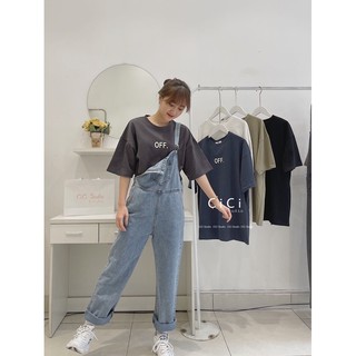Yếm jean 1 túi trước CICISTUDIO
